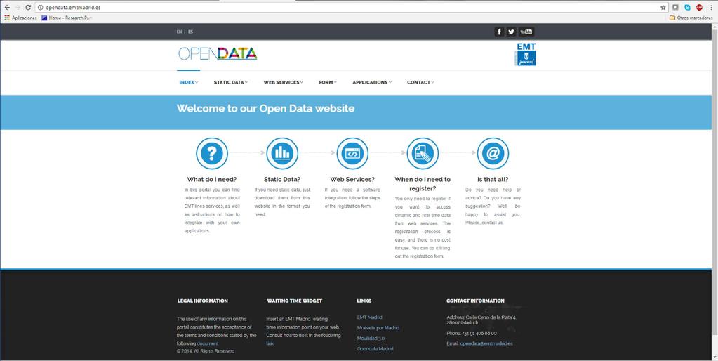 OpenData portal in