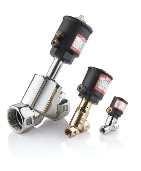 SRIS 890 4 Angle ody Multi-Purpose Valves Air or Water Pilot Operated ronze or 36L Stainless Steel odies 3/8" to /" NPT The 890 Series consists of -way direct acting valves available in normally