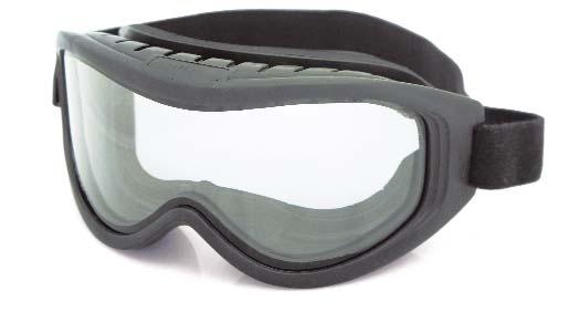 80246 Replacement Black Cloth Elastic Flame Retardant Strap 80221 80220 Fire Goggle with an extra replacement 80242 Lens in black nylon goggle case (shown right) 80290 Black High Temp Body / Sealed