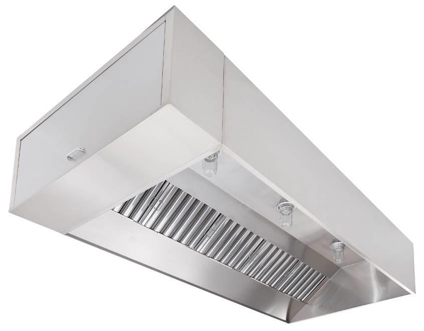 Commercial Kitchen Hoods Installation, Operation, and Maintenance Manual RECEIVING AND INSPECTION Upon receiving unit, check for any interior and exterior damage, and if found, report it