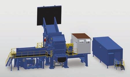 Modular Design Features The modular design features of this shredder line allow for significantly lower total project costs compared to a traditional style shredder installation.