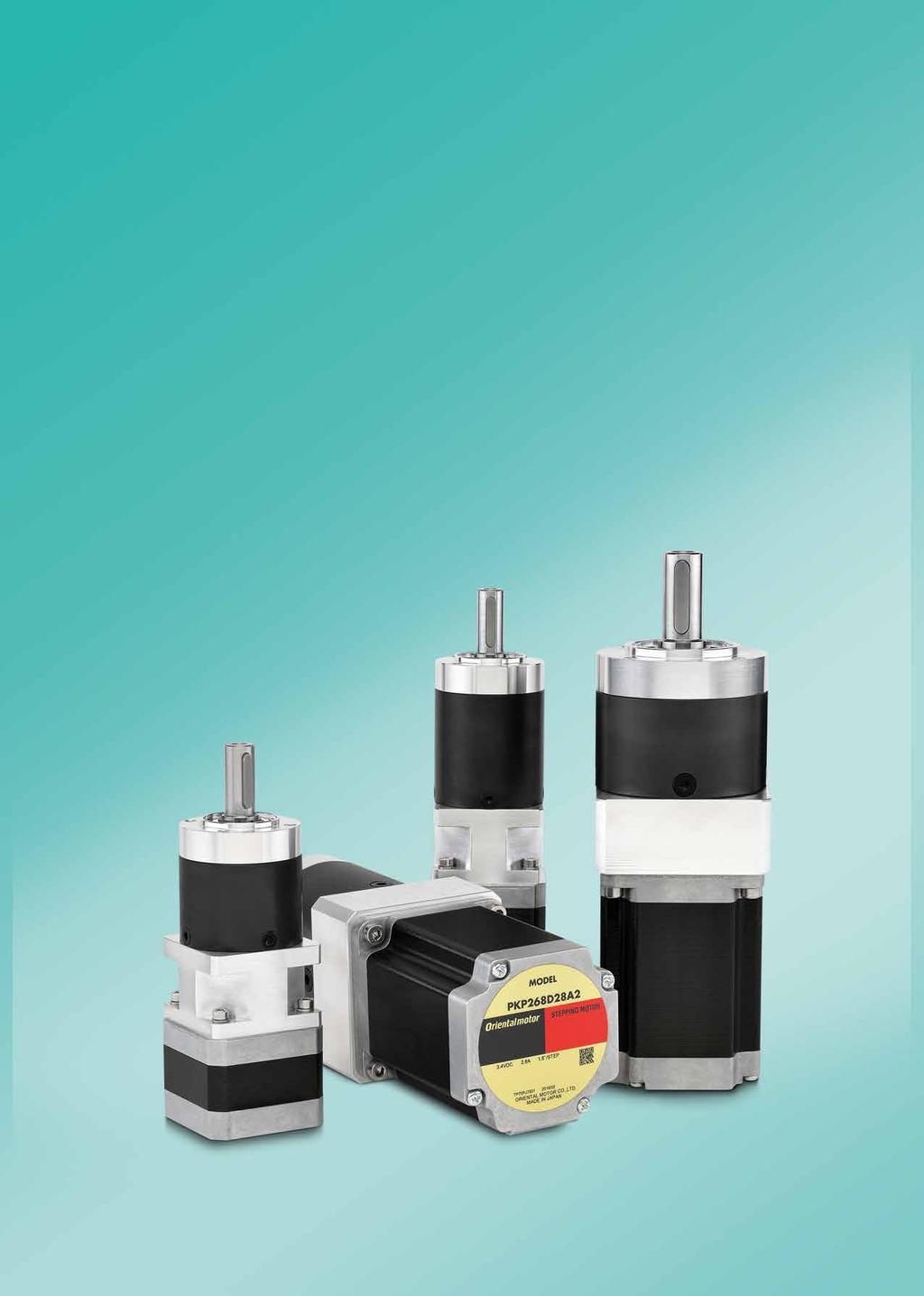 High-Torque 2-Phase Stepper Motors PKP Series with PLE Gearhead High-Torque Combination Bipolar 2-phase Stepper Motors