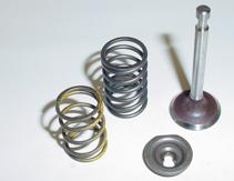VALVE SPRINGS Valve springs will be stock Honda springs and will not be altered in any way. 160 Spring 140 Spring A. Wire diameter: 0.071 Maximum A. Wire diameter: 0.079 Maximum B.