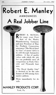DID YOU KNOW in 1929 you could purchase a Manley 25 ton hydraulic press for $115.00 or a 2 1/2 ton hydraulic jack for $48.00. Both products were invented by Robert E.