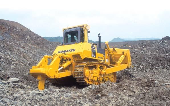 D275X-5R C RAWLER D OZER PRODUCTIVITY FEATURES Undercarriage K-Bogie system New K-Bogie undercarriage system retains prior advantages, with new additional features.