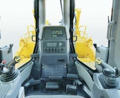 That s why Komatsu designed the with conveniently located maintenance points to make necessary inspections and maintenance quick and easy.