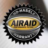 Use only AIRAID filter performance oil. Never use transmission fluid, motor oil, diesel fuel, or light weight oils. CUSTOMER SERVICE & WARRANTY P/N 790-551 1.