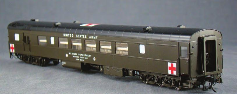 Available in: - #1309 Excursion - #1308 Service - Serialized Plates PULLMAN HOSPITAL CARS Canadian National H-6g 4-6-0 Announcing the Pullman Army Hospital Cars in Life-Time Brass.