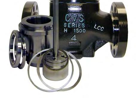 Description The CVS Series H valves are available with raised-face, ring-type joint or butt-weld ends, and with two trim configurations, ED or ET. 1.