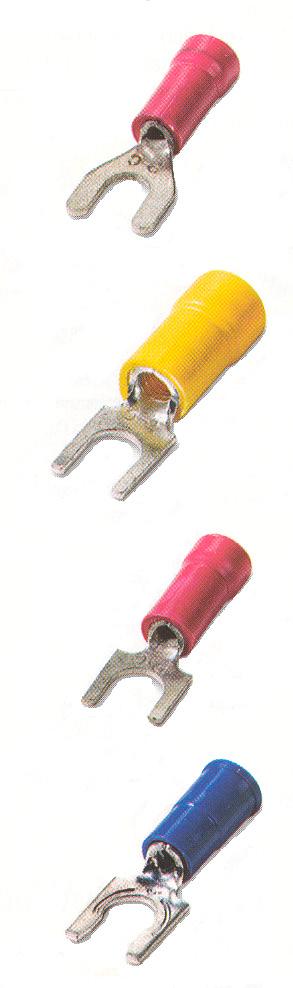 Connectors and Terminals Spade Terminals Several styles of spade terminals are available to choose from including the standard spade, block spade, flanged block spade and snap spade.