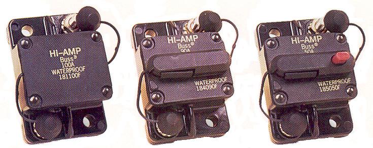 Breakers are manufactured in four different reset methods as described below: Type I Type II Type III Type III (automatic reset) Breaker keeps cycling on and off until the overload is removed.