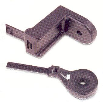 Comes in 13 and 19 lengths, 150 tensile strength. Available black only. These releasable heavy duty mount ties are perfect for wire harnesses and hydraulic hoses.
