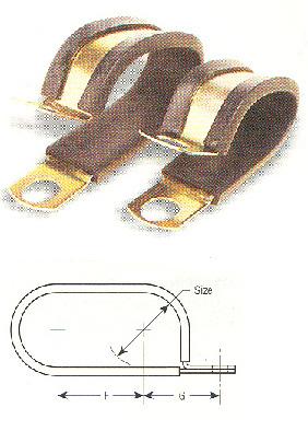 Clamps & Clips Metal Cable Clamps Partially Cushioned - Plated Steel, Stainless Steel & Aluminum Cushioned, heavy-duty metal cable clamps with both partial and complete full-box cushions are offered