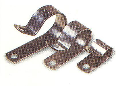 Metal Cable Clamps Full Cushioned Cable Clamps Clamps & Clips Plated steel cable clamps are fully cushioned and available in the 1/2 width clamp only.