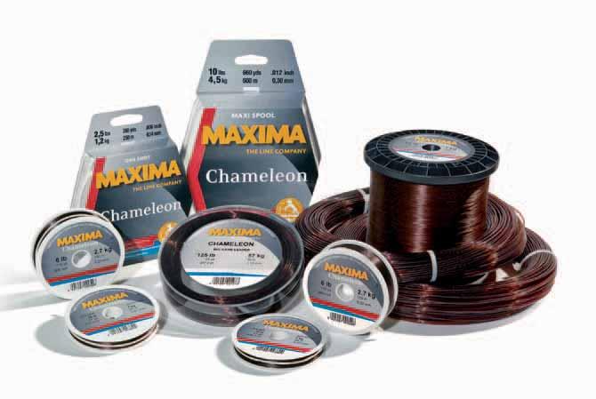 Chameleon MAXIMA`s exclusive Chameleon has the unique property of changing hues to match the colour of the surroundings, for invisibility in water that is cloudy or lightly
