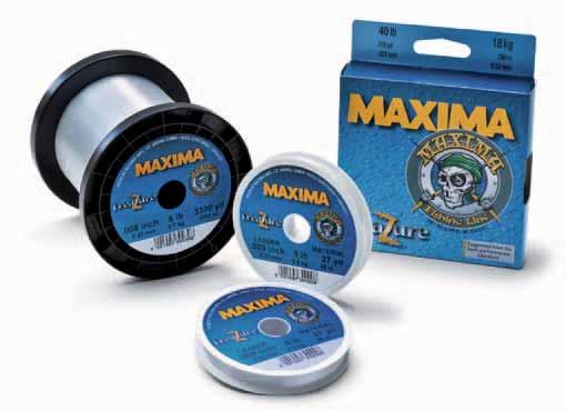 Fluorocarbon This product of MAXIMA has been produced with the Carbon Technology of the 21st Century and offers the ultimate in invisibility, castability and durability.