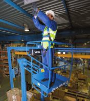 Self-Propelled Aerial Work Platform GR & GRC Genie Runabout with Jib Offers More Versatility The GR -20J and the GR-26J respectively offer an up-and-over maximum clearance of 4.25 (13 ft 10.