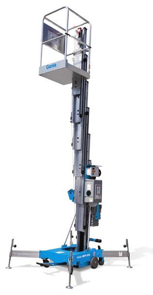 Aerial Work Platforms Super Series AWP Close Access The compact X-pattern outrigger footprint