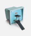 230V~ E 343,10 P123008 00001 - EBPE 75 230Vac electric lock with zero stop resistance, with external release for max 75mm thick doors and gates. E 101,80 P121011 - INTRO Key switch for exteriors.