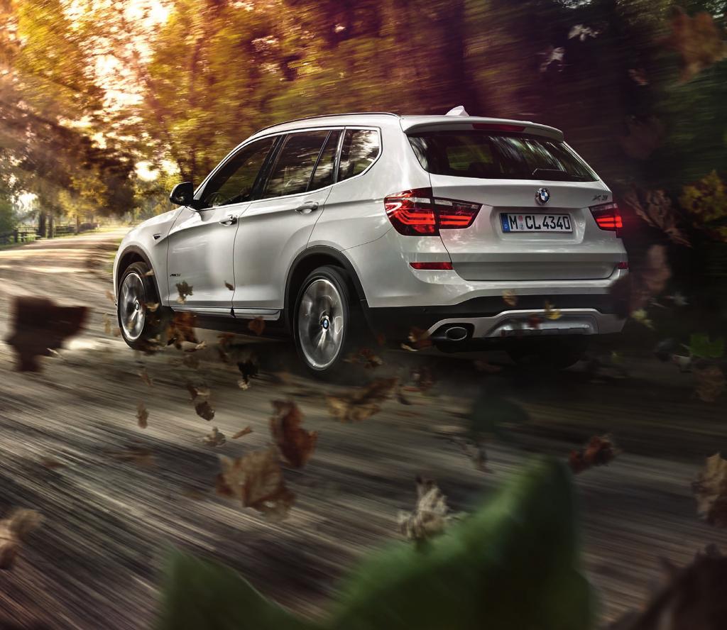 BMW X3 BMW X3. YOUR PASSPORT TO ADVENTURE. Sporty and versatile, with a choice of either gasoline or diesel engines, the X3 Sports Activity Vehicle is eager to please.