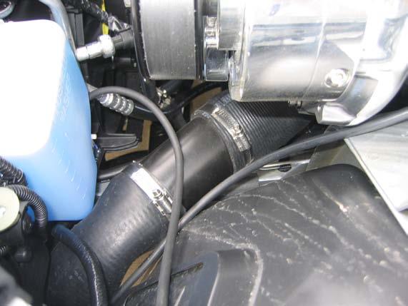 Intercooler and Tubing Tech Tip: All hose connections for the intercooler tubing will utilize #52 hose clamps except the coupler which connects to the throttle body.