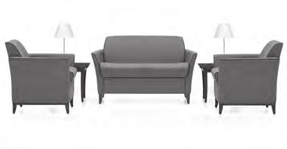 LOUNGE CAMINO C CAMINO models shown: 5471-CP Lounge Chair, 5475-W End Table, 5472-CP Two Seat Sofa.