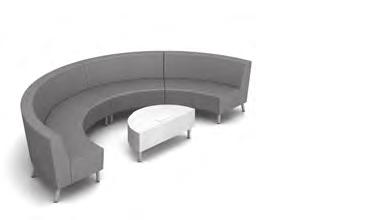 LOUNGE RIVER R SAMPLE LAYOUTS RVR101 (Layout 1) Qty Model Number Description Dimensions List Price 4 7710NA Armless IS Curve - Two Seat - 55 x 29.