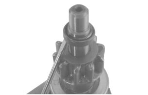 Apply drive lubricant (Kohler Part No. 52 357 02-S) to the armature shaft splines. Install the drive pinion onto the armature shaft. Figure 8-55. Removing Brush Holder. 3. Clean the component parts as required.