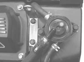 Install Carburetor WARNING: Explosive Fuel! Gasoline may be present in the carburetor and fuel system.