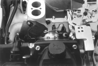 Since the throttle (by way of the governor) reacts to engine load, the angle of the throttle plate is directly proportional to the load on the engine. Figure 5B-7. TPS Location.