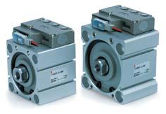 Compact Cylinder With Solenoid Valve Valve and compact cylinder integrated