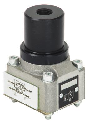 47-0301-55 2-osition, 3-ort Seat Valve - Manually Operated - For Single cting cylinders 47-0301-55 ype