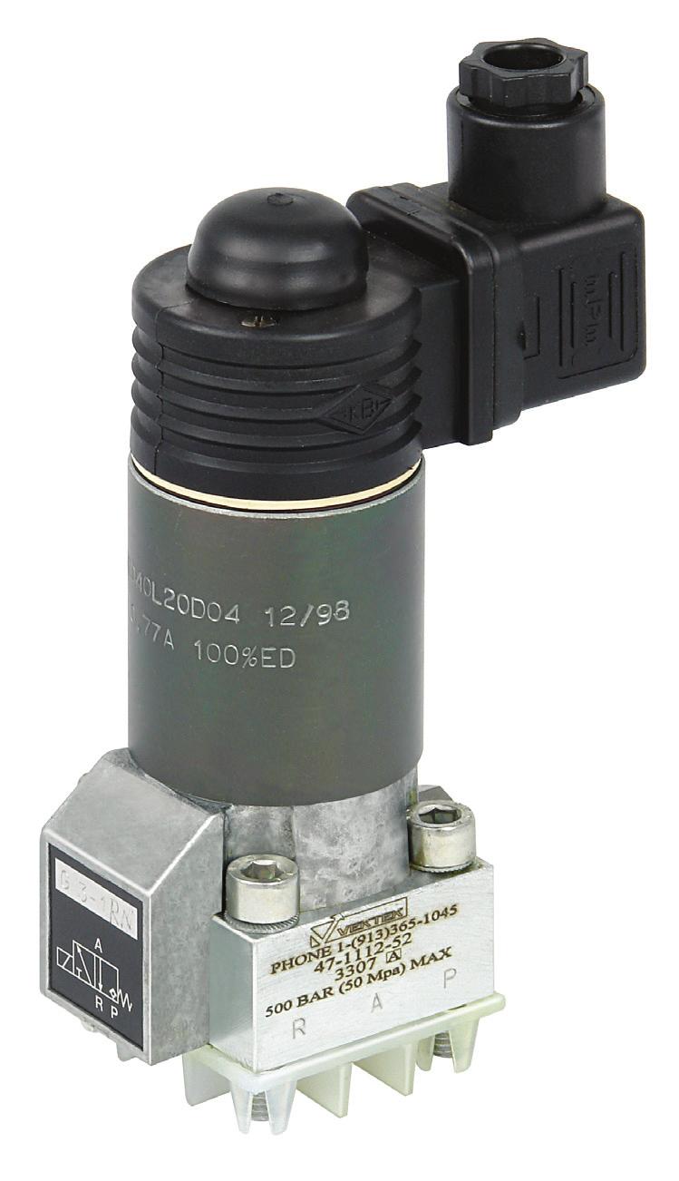 Seat Valve 2-osition 3-ort Seat Valve 2-osition 3-ort Valve Solenoids work with or without a shift lever and are designed and checked to VDE 0580. Seat valve has a manual emergency actuator.