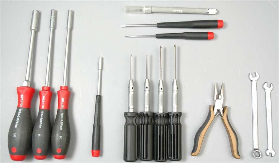 Tools Needed for Assembly M5 Nut Driver M5.5 Nut Driver M7 Nut Driver M4 Nut Driver 1.5mm allen driver 2.0mm allen driver 2.5mm allen driver 3.