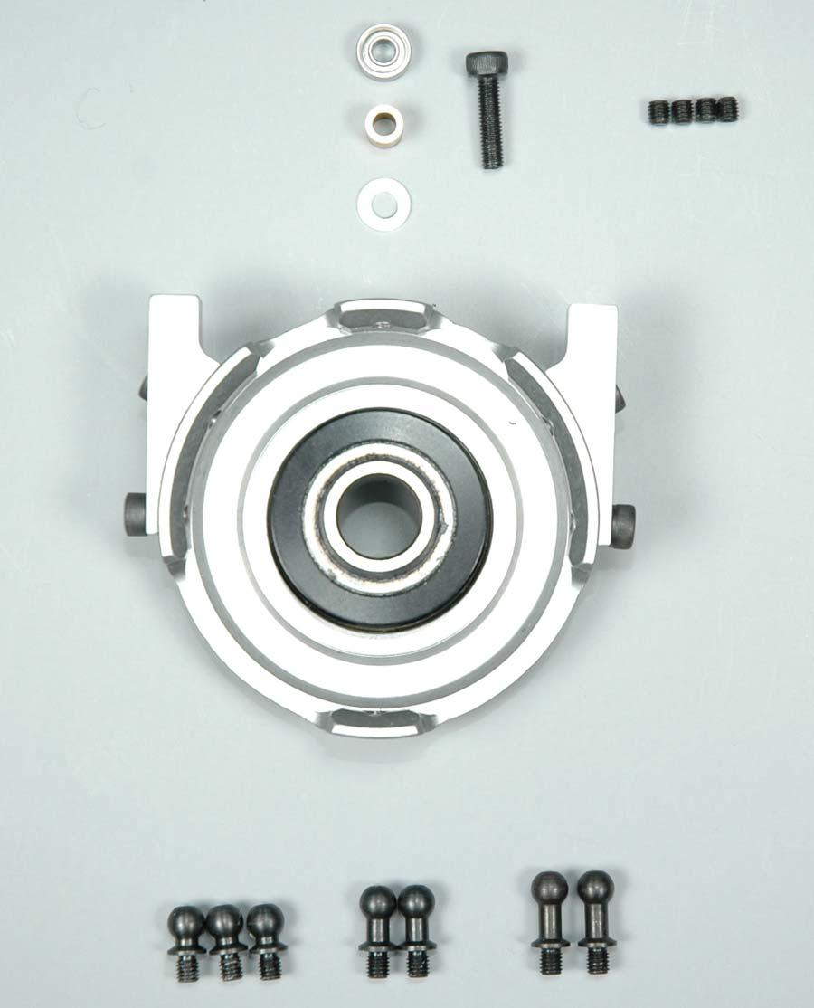 Step #6 Swashplate/Washout Mixer A) Swashplate - Bag #6A Kit Specific #0159 M3 x 7 Ball Bearing #0597-3 M3 x 4.