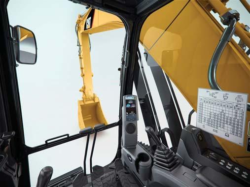 A Safe, Quiet Cab The ROPS cab provides you with a safe working environment when properly seated and belted.