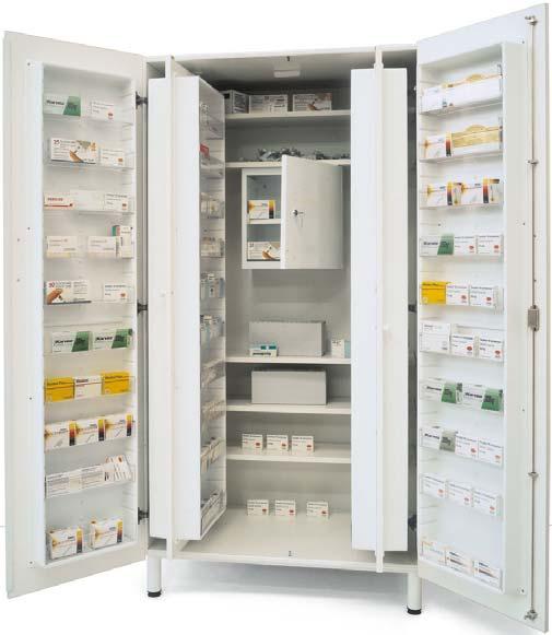 27498 PARTITION - 3 compartments - spare 4 x 27498 DRUGS & MEDICINE CABINETS - MADE IN ITALY 27498 412 431