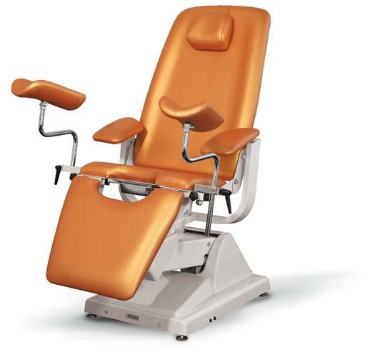 The chair is provided with an electromechanical lifting device, having a power supply at 24 V.