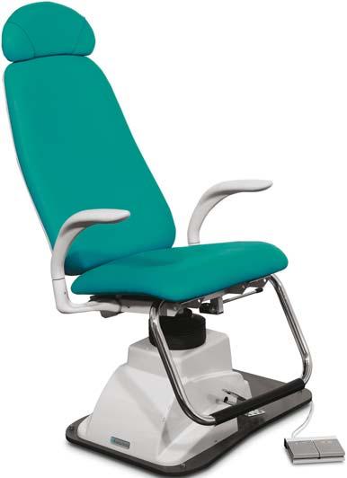 220 mm 490 mm Foot switch for up and down movements 650 mm 27546 27545 OTO/PV ENT CHAIR with head support - colour on request * 27546 OTO/PV ENT CHAIR with head support - green Melbourne 27547 OTO/PV