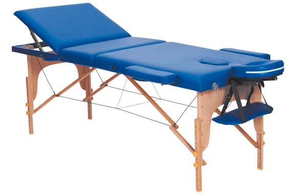 table with German  Tables are supplied with headrest, armrests, hanged armrest, mouth-nose plug and carrying bag.