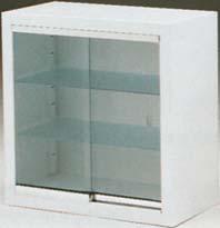 CABINET - 1 door 27899 VALUE CABINET - 2 doors Cabinets made of enamelled steel sheet with tempered glass doors.