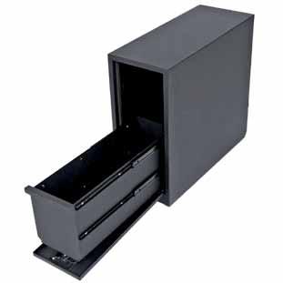 Poly Plastic Wheel Well Tool Box #DZ9P Reversible lid allows mounting on either side.