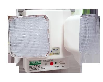 SAEWAY LED TWIN EMERGENCY LIGHT DL 2018NM Lighting EMERGENCY LIGHT Self-contained dual lamp LED emergency light.