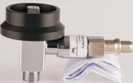 For direct coupling to a compressed air outlet The upper ring is configured that when not in use, the Respi-Jet nebuliser can be parked on the valve.
