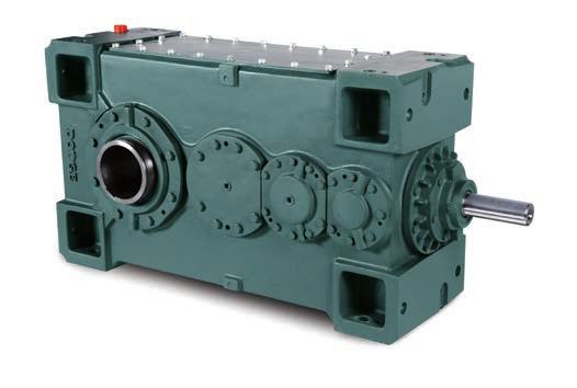 Provide Rugged Performance at a Lower Cost Complete Speed Reducer Line for Power-matched Performance & Greater Versatility 50 7,200 HP, Eleven Sizes With their rugged universal housing design, the