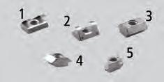 : 209005 0003 (M6/Figure 2) with large chamfer Part no.: 209005 0004 (M6/Figure 3) in rhombus shape Part no.: 209005 0005 (M5/Figure 4) Part no.