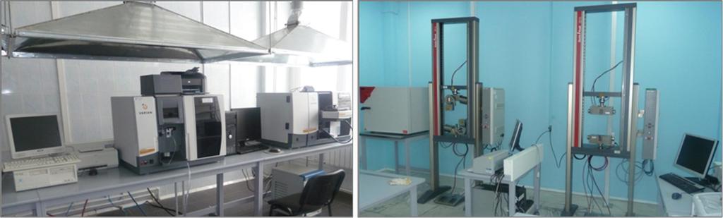 Viatti tires production process Chemical analysis laboratory Physical and mechanical analysis laboratory Testing center Mixing room Preparation and