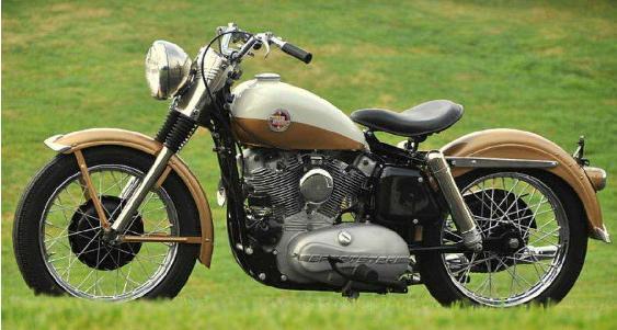 The 1957 Iron Sportster also came in military garb, in the XLA model.