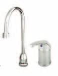B-1146-XS-F12 B-2701 Series Single Lever Faucets B-1141-XS-F12 B-1146-04XS-F12 Single hole single lever deck-mount faucet Integral spout Ceramic cartridge with temperature limit stop Single lever
