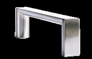 109 Cabinet Handles > Designer Handles Monato Finish: Bar- Stainless Steel Legs- Brushed Nickel Code 6324 6325 6326 6327 CRS 128mm 160mm 224mm 320mm O/A 143mm 175mm 239mm 335mm W 15mm